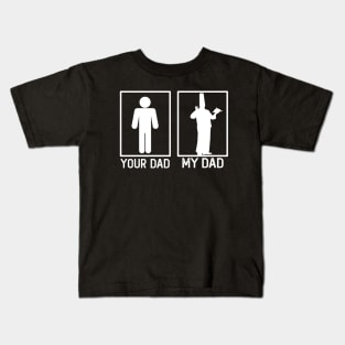 Cooking Your Dad vs My Dad Cooking Dad Gift Kids T-Shirt